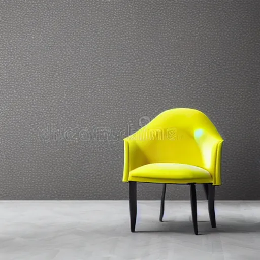 Image similar to chair looking like banana, interior photo, stock image, design