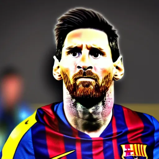 Image similar to Lionel Messi in WandaVision very detailed 4k quality super realistic