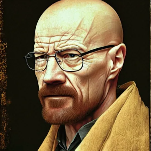 Prompt: walter white, renaissance painting, highly detailed
