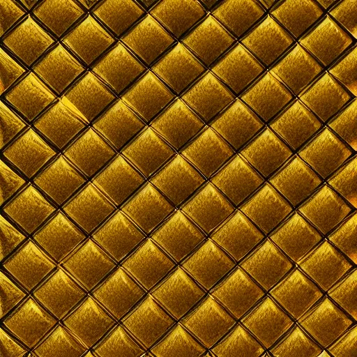 Image similar to 3d render of an abstract pattern gold tile, symetrical