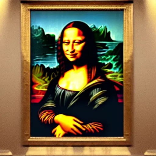 Prompt: Dwayne Johnson in the Mona Lisa painting 4k detail