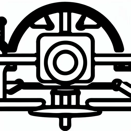 Image similar to Icon of a spanner line art, vector illustration, golden ratio