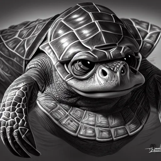 Image similar to aged turtle, fantasy, charming, pixar splash art, art by artgerm, intricately detailed, highly detailed, trending on artstation, 4 k, wallpaper - 1 0 2 4