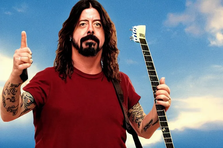 Image similar to Dave Grohl as Jesus