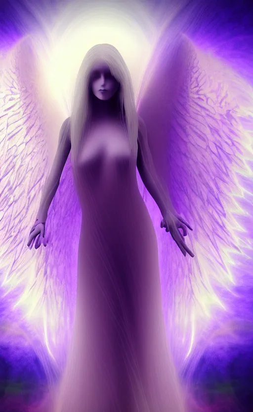 Image similar to Angel knight gothic girl made of Fractal flame,