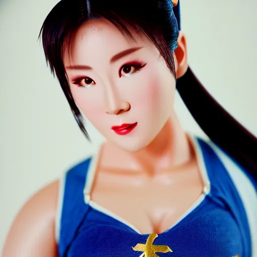 Image similar to film still of Chun-Li, sigma 85mm f/1.4, 4k, depth of field, high resolution, 4k, 8k, hd, full color