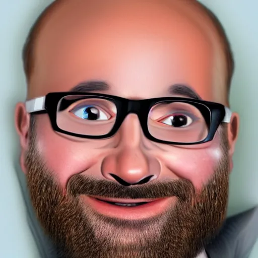 Image similar to michael stevens vsauce caricature