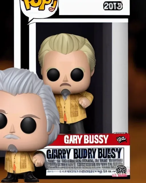 Prompt: A Gary Busey Funko Pop. Photographic, photography