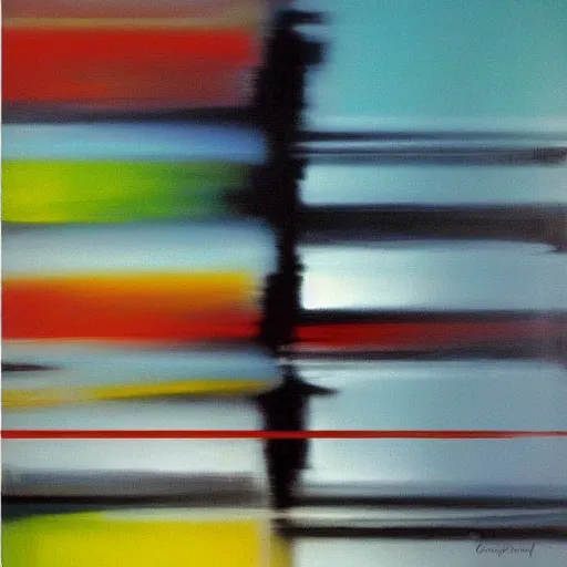 Image similar to painting by Gerhard Richter