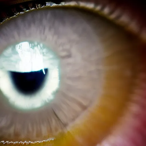 Image similar to macro shot of a human eye, high definition