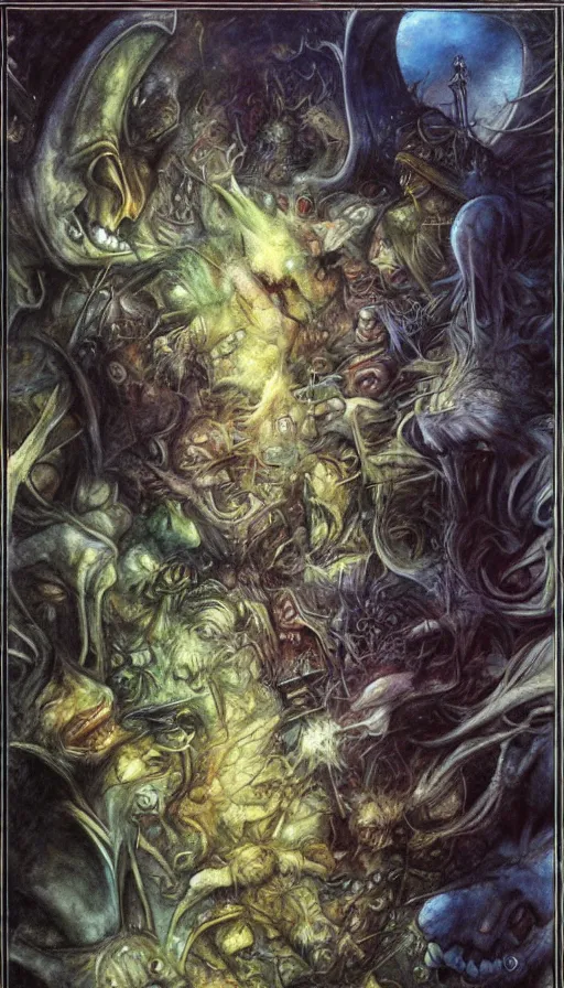 Image similar to the end of the world, by brian froud