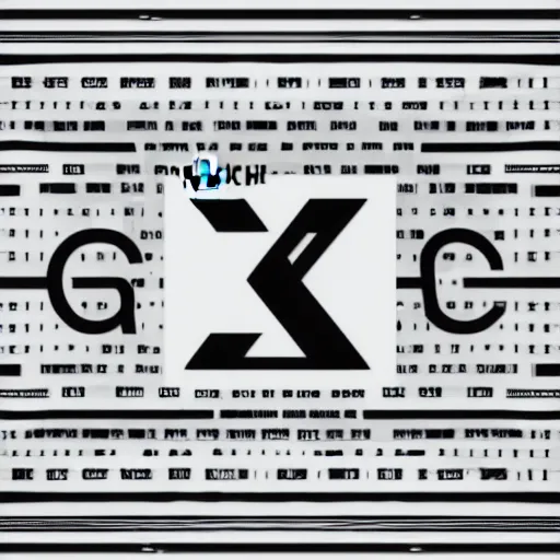 Image similar to black on white graphic design in style of eric hu, y 2 k,