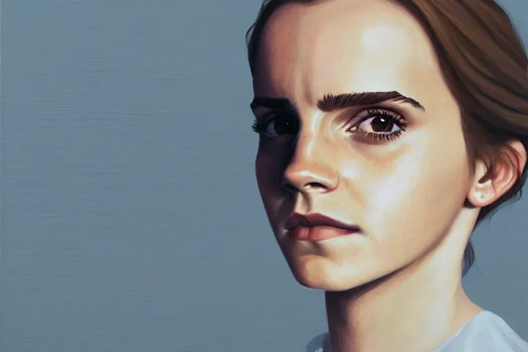 Image similar to portrait of emma watson artwork by tim eitel