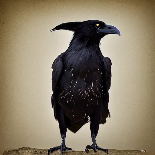 Image similar to fractal three legged black crow