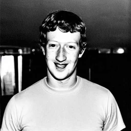 Image similar to mark zuckerberg in 1 9 7 0 s