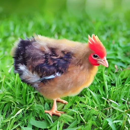 Prompt: baby chicken, photo realistic, cool