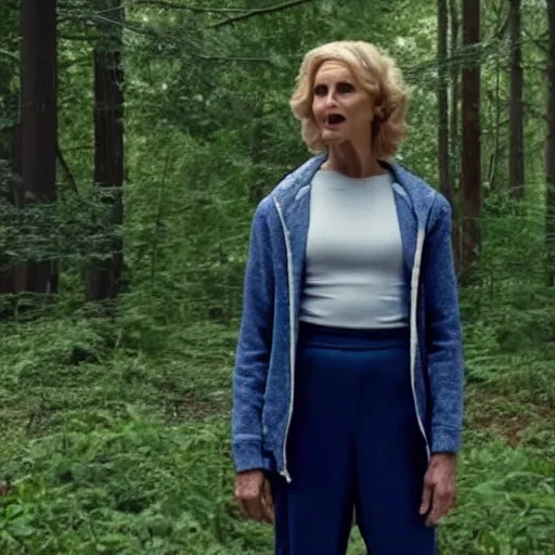 Image similar to sue sylvester in the film annihilation