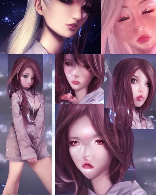 Image similar to portrait anime space cadet girl cute - fine - face, pretty face, realistic shaded perfect face, fine details. anime. realistic shaded lighting by nad 4 r and serafleur and rossdraws giuseppe dangelico pino and michael garmash and rob rey, iamag premiere, aaaa achievement collection, elegant, fabulous, eyes open in wonder