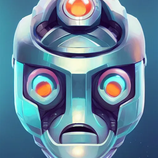 Image similar to face icon stylized minimalist metabots, loftis, cory behance hd by jesper ejsing, by rhads, makoto shinkai and lois van baarle, ilya kuvshinov, rossdraws global illumination