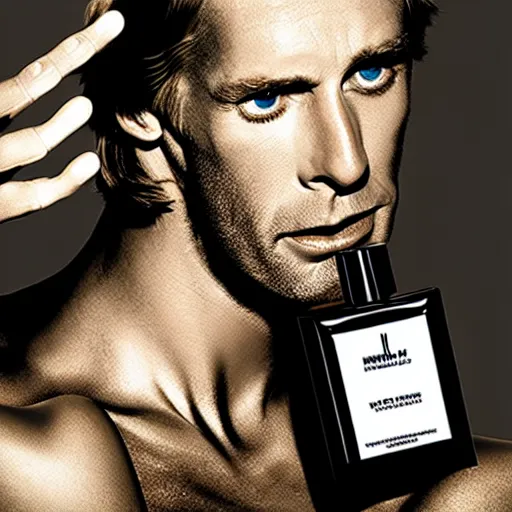 Image similar to fragrance advertising campaign by michael bay, detailed, intricate, high contrast