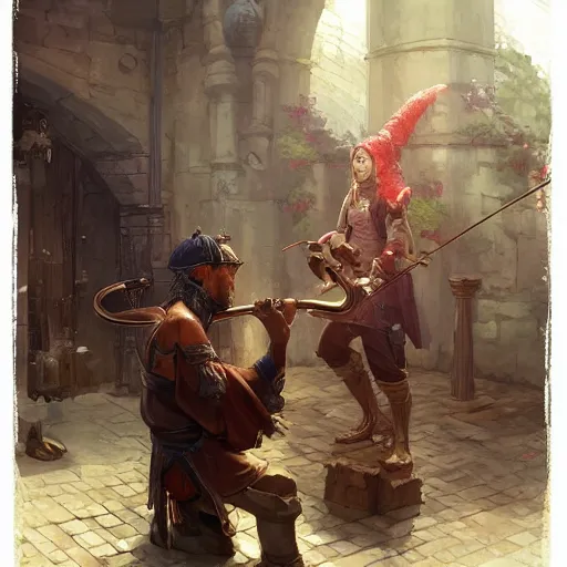 Prompt: an inllustration of a medieval blowing horn by stanley artgerm lau, wlop, rossdraws, james jean, andrei riabovitchev, marc simonetti, and sakimichan, trending on artstation