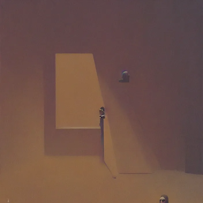 Image similar to I'm a different color, science fiction, Edward Hopper and James Gilleard, Zdzislaw Beksinski, highly detailed