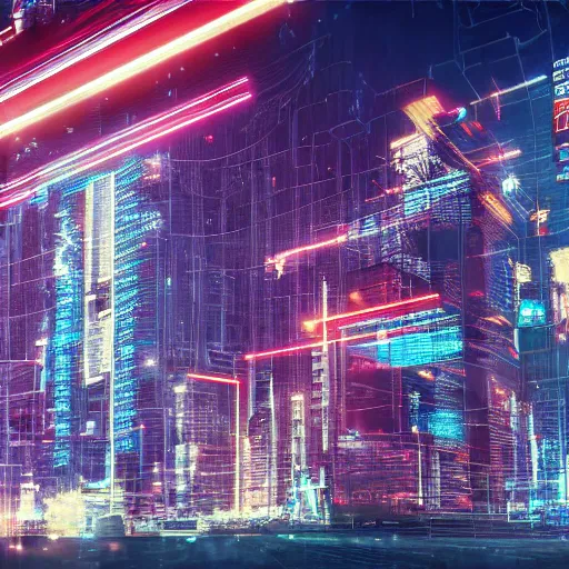 Prompt: cyberpunk ankara, hyper realistic, golden ratio