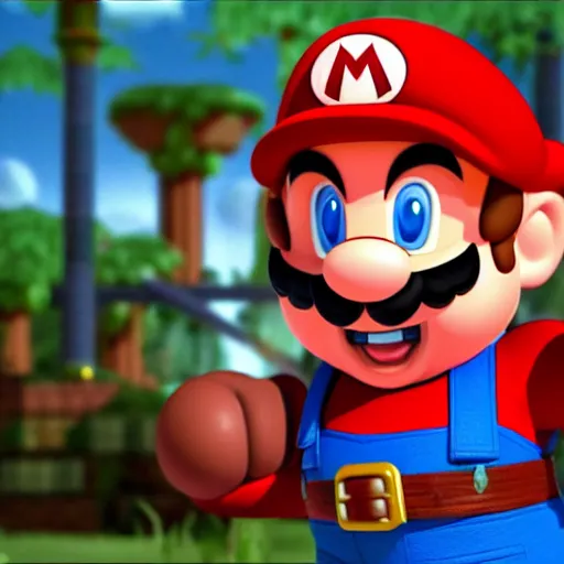 Prompt: chris pratt as mario from the mario bros series ( hyperrealistic, high detailed, greatly illustrated, great quality, good cinematic shot and uhd lighting )
