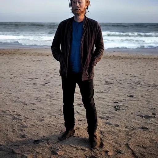 Standing On The Beach