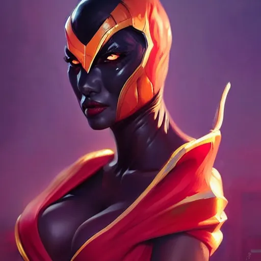 Image similar to beautiful scorpion woman character, confident pose, sharp focus, illustration, highly detailed, concept art, matte, trending on artstation, anime, comics, marvel, art by wlop and artgerm and greg rutkowski, h 6 4 0