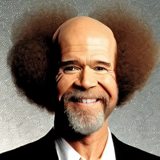 Image similar to bald, bald, bald, bald, bald, bald, bald, bob ross