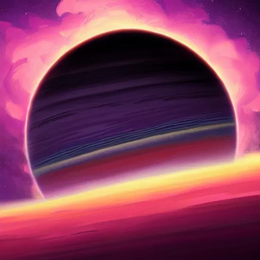 Prompt: a detailed digital painting of a earth - like planet orbiting a large purple sun in space, by alena aenami, petros afshar and greg rutkowski trending on artstation, deviantart, planet, clouds, earth, exoplanet, stars, nubulae