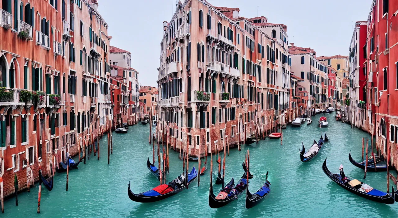 Image similar to venice of the future