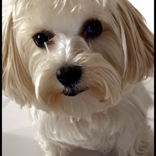 Prompt: maltese terrier, photo