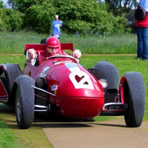 Image similar to the car from The Pinchcliffe Grand Prix