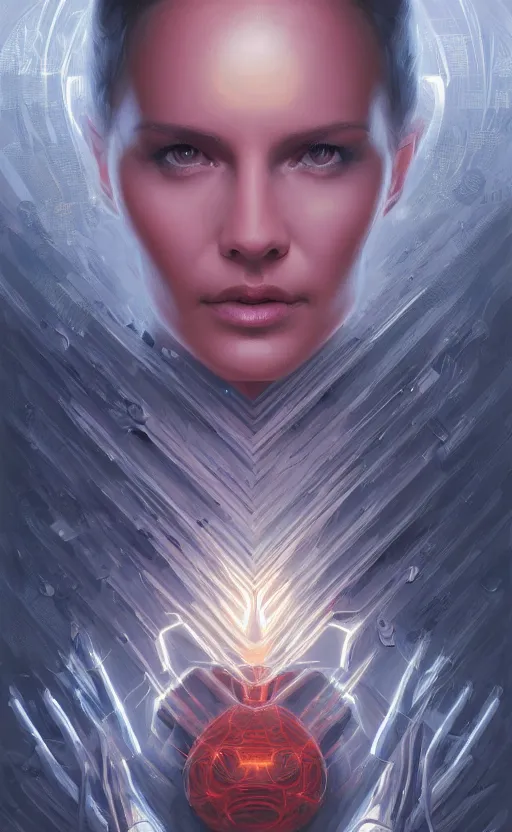 Image similar to Neuralink, masterpiece digital painting by Greg Rutkowski, Alex Grey, artstation, 4k wallpaper