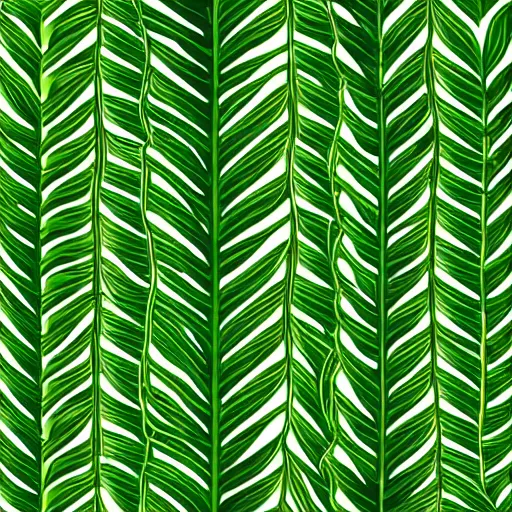 Image similar to gold emerald palm leaves vector illustration, 8 k ultra resolution