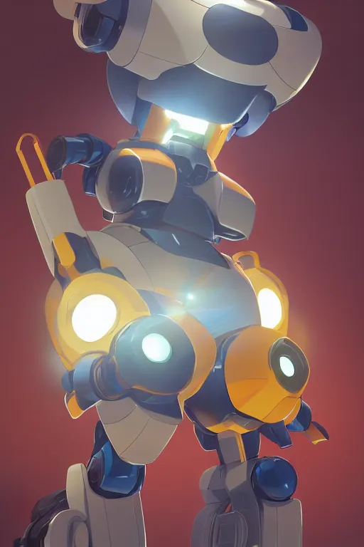 Image similar to metabots medabots medarotto medarot robot minimalist comics, behance hd by jesper ejsing, by rhads, makoto shinkai and lois van baarle, ilya kuvshinov, rossdraws global illumination ray tracing hdr radiating a glowing aura