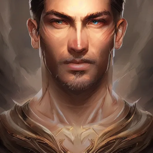 Prompt: a powerful mage man unleashing magic powers, symmetrical facial features, intricate, elegant, digital painting, concept art, illustration, smooth, sharp focus, finely detailed, in the style of artgerm and greg rutkowski and william adolfe bouguerea,