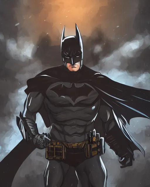 Image similar to ven as batman, with the powers of flash, dynamic lighting, fantasy concept art, trending on art station, stunning visuals, creative, cinematic, ultra detailed, comic strip style