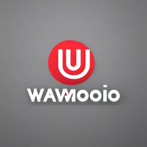 Prompt: a logo design that says waio, behance