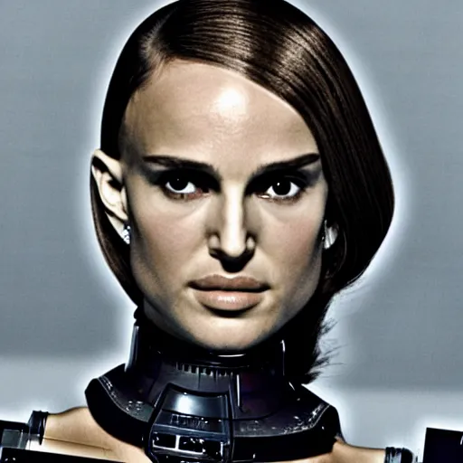 Image similar to Cyborg Natalie Portman