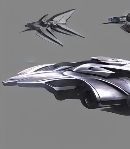 Image similar to highly detailed racing Spaceship concept art, artstation