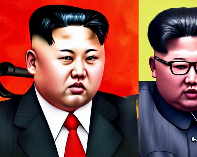 Image similar to kim jong un, counter strike global offensive, videogame