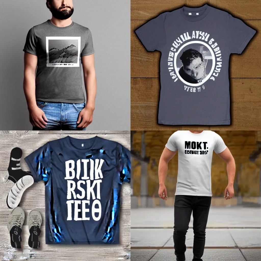 Blank Black Pro Club Tee Shirt Mock Up Stable Diffusion OpenArt