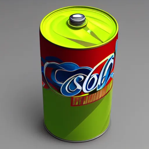 Image similar to futuristic soda can