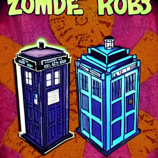 Image similar to tardis zombies