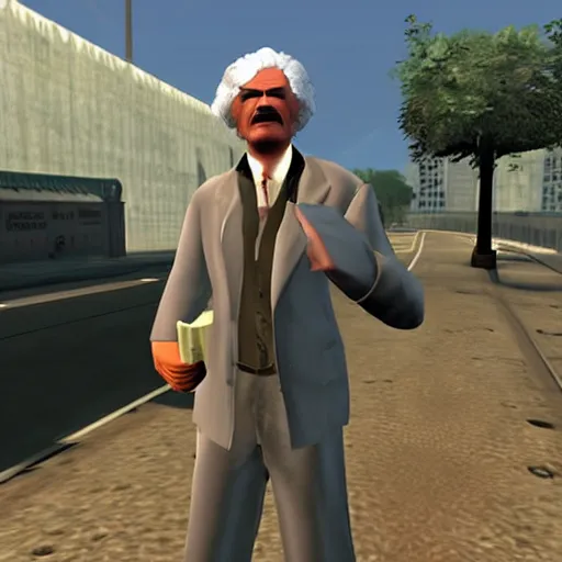 Image similar to Mark Twain in Grand Theft Auto III