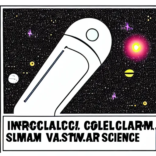 Image similar to intergalactic vacuum cleaner, science fiction, galaxy