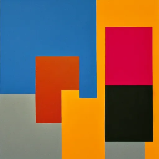 Image similar to A painting of an iphone, abstract painting in the style of Gary Hume and Tatsuro Kiuchi, flat colour-block style, geometric abstraction, earthy colours